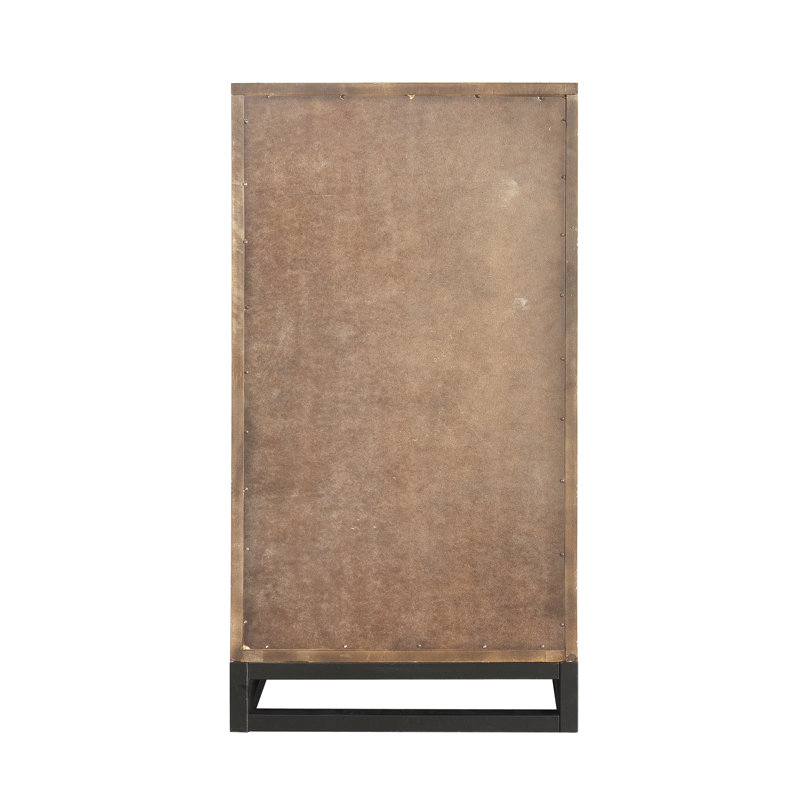 Mercury Row® Joshua 5 Drawer 27.5" Solid Wood Chest & Reviews Wayfair